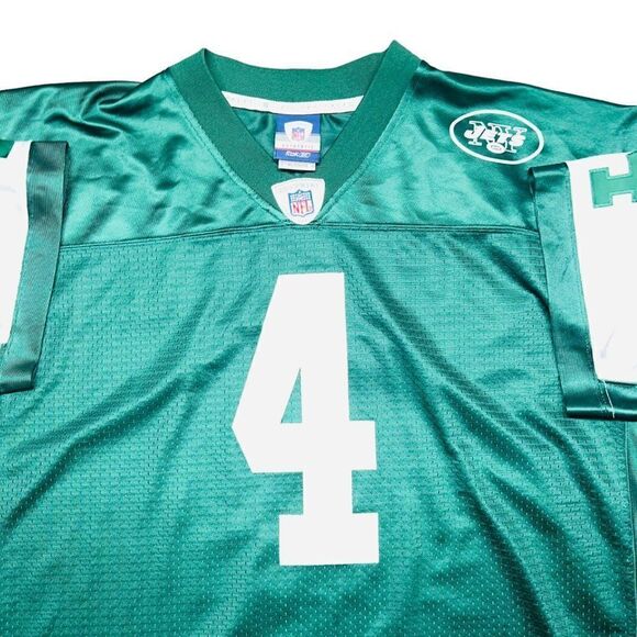 Reebok New York Jets Brett Farve #4 NFL Football Jersey Men's XL - Picture 3 of 8